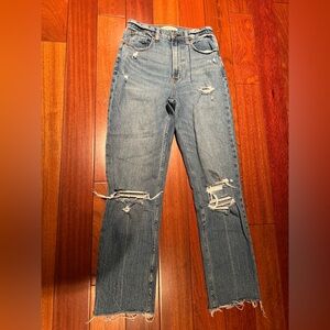 ABERCROMBIE JEANS Ankle Straight jeans